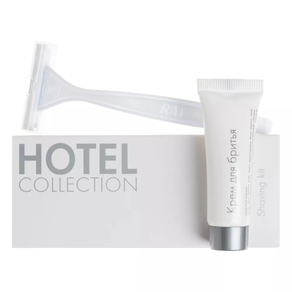 xbwlc3grd46l47vhf3e9d3pzmsfe2h20 Бритвенный набор картон HOTEL COLLECTION 200шт/кор — изображение 1