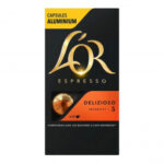 Кофе натуральный жареный молотый в капс. L’OR Espresso Delizioso 5,2 гр.