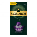 Кофе натуральный жареный молотый в капсуле   MONARCH Lungo 8 Intenso (МОНАРХ Лунго 8 Интенсо) 5,2 гр.