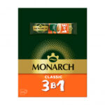 Напиток кофейный растворимый MONARCH 3 в 1 (МОНАРХ 3 в 1- КЛАССИК, СТРОНГ, МАЙЛД) 13Г